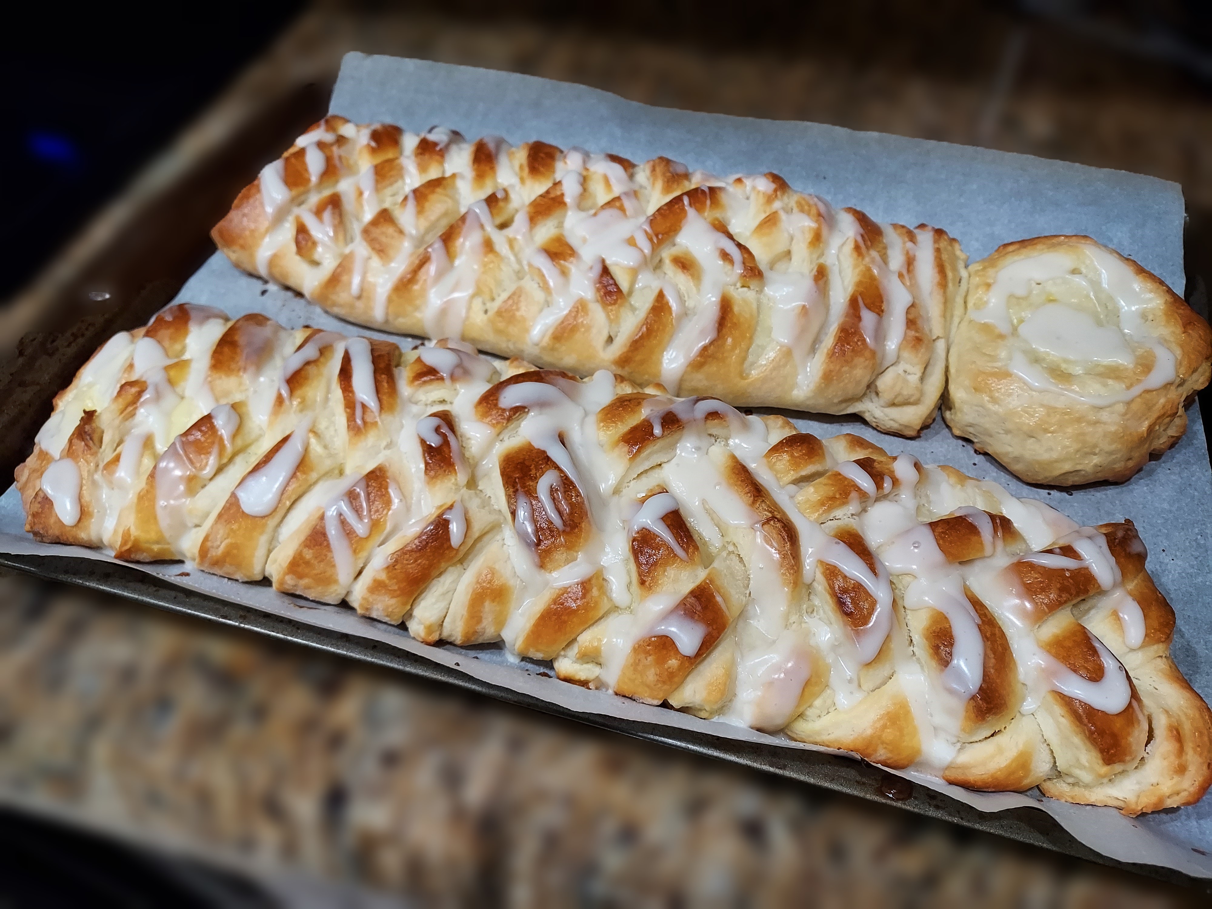 Cream Cheese Pastry Braid