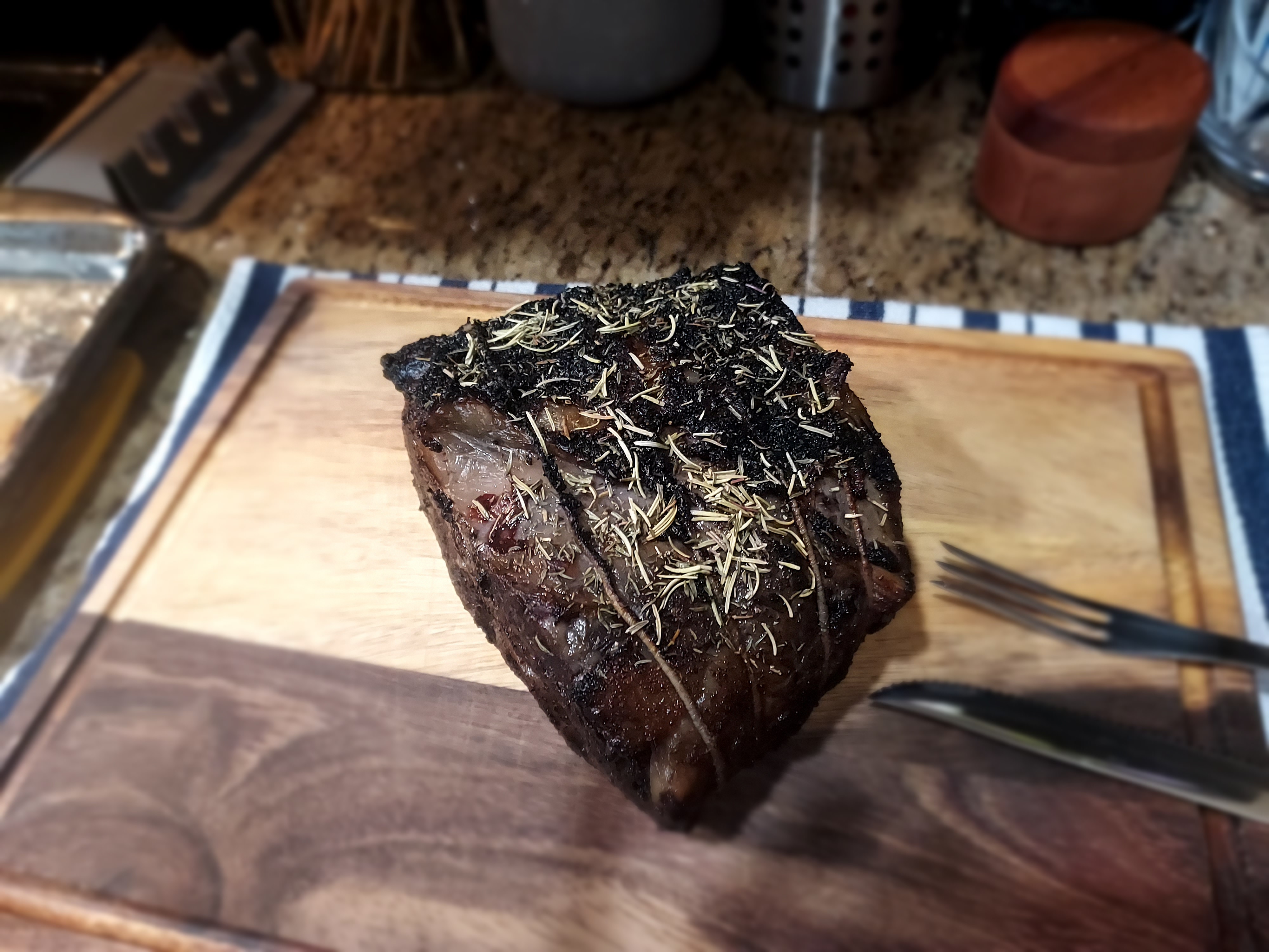 Seared Prime Ribeye Roast