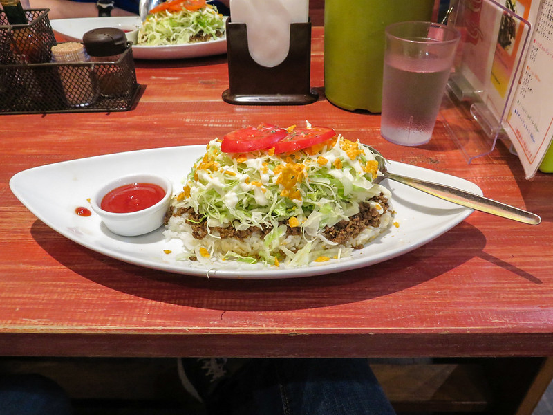 Okinawan Takoraisu (Taco Rice)